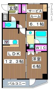 ドゥーエ板橋区役所前【4階】の間取り
