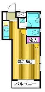 メゾンタカノハ7【101号室】の間取り