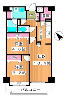 スポルク浮間【1階】の間取り