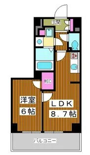 ザ ケンジントンレジデンスときわ台【4階】の間取り