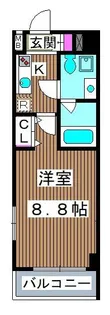 ベルシード中板橋3【6階】の間取り