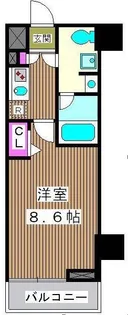 プレールドゥーク中板橋【4階】の間取り