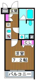 リルシア板橋区役所前【1階】の間取り