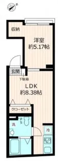 DK池袋【102号室】の間取り