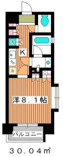 日神デュオステージ板橋駅前【4階】の間取り