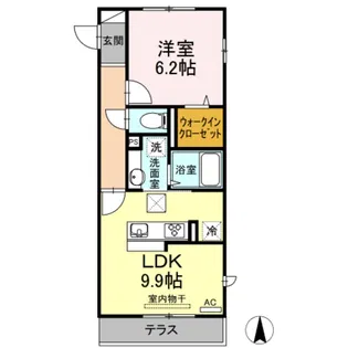 メゾンドアヴァンセ【301号室】の間取り