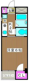 スカイハイツ【402号室】の間取り