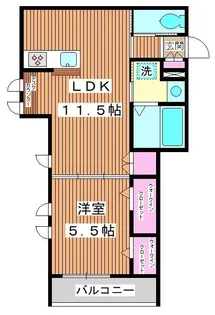 ブランシュシュ【2階】の間取り