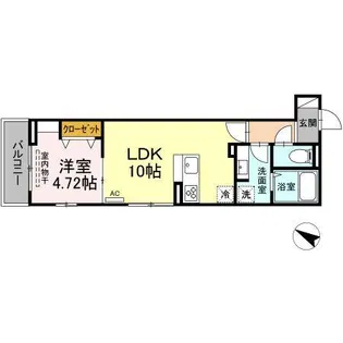 ラリュール小豆沢【3階】の間取り