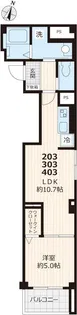 ガレージア【2階】の間取り