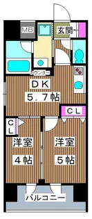 アイルプレミアム池袋ノルド【901号室】の間取り