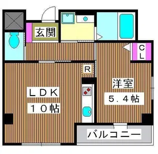 アルメ本蓮沼【3階】の間取り