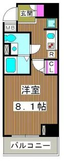 アゼスト板橋2【4階】の間取り