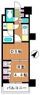 日神デュオステージ板橋駅前【3階】の間取り