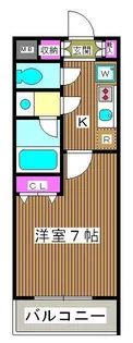 クレジデンス西台ウエスト【8階】の間取り