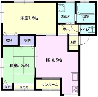 メゾンド・ONE【201号室】の間取り