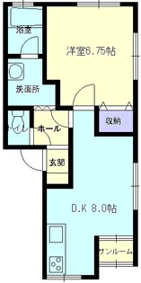 ジョイフル・アウル【202号室】の間取り