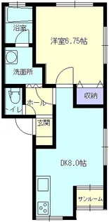 エスプリコート【102号室】の間取り