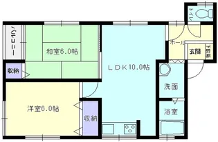 ロイヤルハイツ壱番館【2-1号室】の間取り