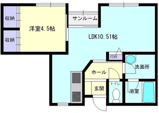 episode Ⅳ【202号室】の間取り