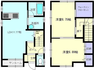 episode Ⅱ【F号室】の間取り