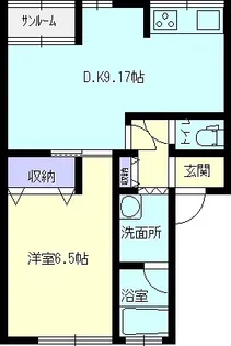 メゾンドユウ【102号室】の間取り