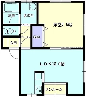 メゾン・リベルテ【F-22号室】の間取り