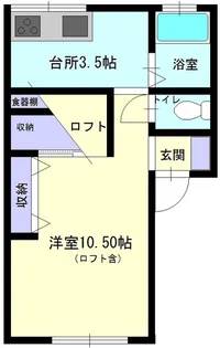ヴィラージュアサカ【F245号室】の間取り