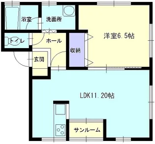 サンみずほA棟【A202号室】の間取り