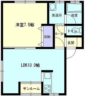 メゾン・リベルテ【F-21号室】の間取り