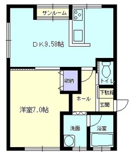 デビィ.ムクトA棟【101号室】の間取り