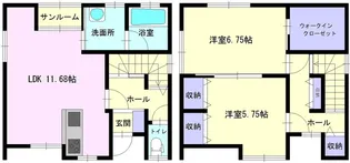 ガーデンテラス【B-1号室】の間取り