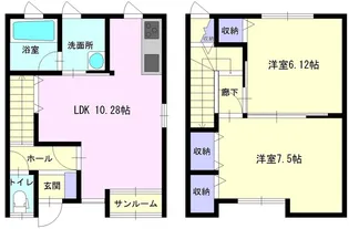 Les Freres【C号室】の間取り