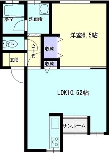 メゾン・ド フォレスタ【102号室】の間取り