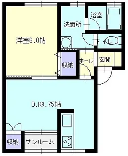 ステージヴィラ【102号室】の間取り