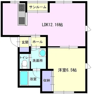RBWレインボーⅡ【H号室】の間取り