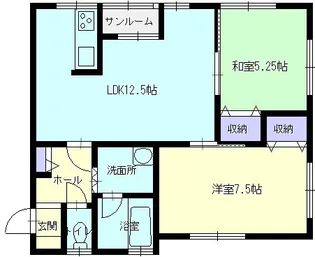 スプリングフラッツ【103号室】の間取り