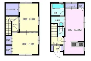 エミブルームⅠ【103号室】の間取り