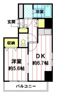 ダイアパレス長野大通り【2階】の間取り