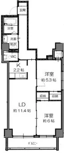 ブリランテサクラ【203号室】の間取り