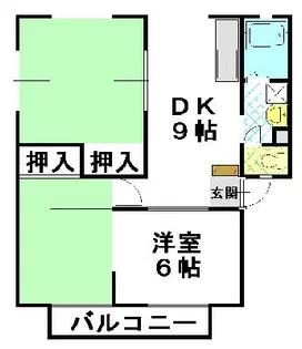 グレイシー箱清水【A102号室】の間取り
