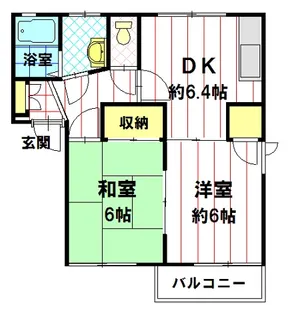 コーポSUN・F・Y【101号室】の間取り