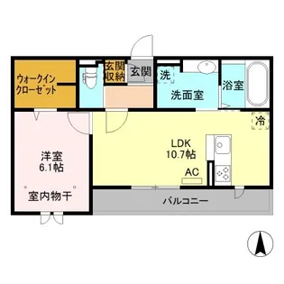 アベル【3F302号室】の間取り