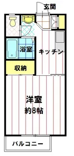 セジュールこかめ【101号室】の間取り