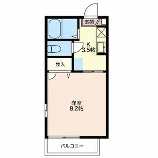 メゾンT・H【2階】の間取り