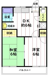 Opusあもり【202号室】の間取り