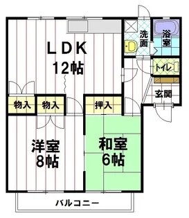 小柴見ハイツ【203号室】の間取り