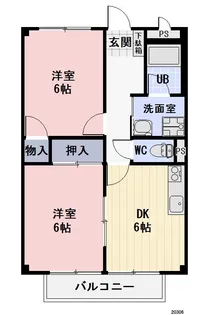 ストーク稲葉 A棟【103号室】の間取り