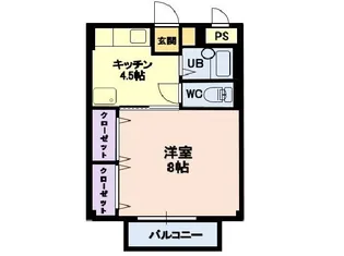 M.Breyton【2階】の間取り