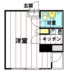 ユニティー石堂【602号室】の間取り